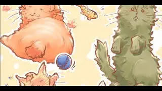 Viewfinder Cats - Speed Paint #75