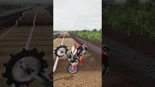RIDING A HILLCLIMB BIKE ON STRAIGHT RHYTHM IN MXBIKES!