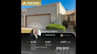 Just Sold this listing Address: 2629 W PERSHING Avenue, Phoenix AZ 85029