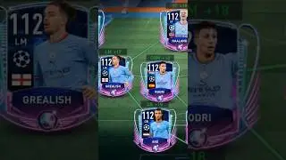 MAN CITY UCL FINAL WINNING SQUAD FIFA MOBILE                                   #fifamobile #ucl