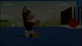 Chase breaks the TV (Blender Animation)