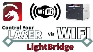 Управляйте своим лазером через WIFI! // Lightburn Lightbridge // Shorts