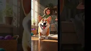 Pax vs The Mirror 🪞 | Who&rsquo;s That Dog?! #3danimation #corgi #petsrule #cartoon #pixarstyle #funny