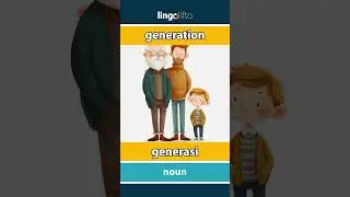 🇬🇧🇮🇩 generation - generasi : learn English : ayo belajar bahasa Inggris : vocabulary builder