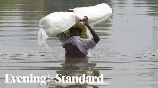 Pakistan floods: Dramatic aerial footage shows scale of devastation