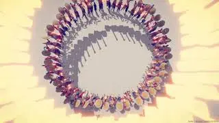RIGHTEOUS PALADIN CIRCLE vs EVERY UNIT CIRCLE in TABS 1.0 | Totally Accurate Battle Simulator