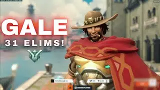 POTG! 31 ELIMS! GALE HARD CARRYING AS CASSIDY | MASTERS 1 | OVERWATCH 2 SEASON 11