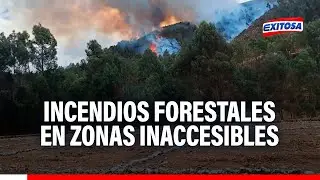 🔴🔵Incendios forestales en Junín: Bomberos reportan emergencias ambientales en zonas inaccesibles