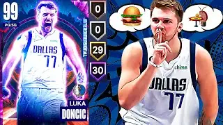 DARK MATTER LUKA DONCIC GAMEPLAY! LUKA IS THE KING OF THE KRABBY PATTY IN NBA 2K23 MyTEAM!