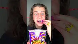Фиолетовый корейский огненный рамен!? 🥵