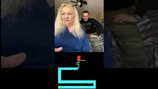 Grandmom plays scary maze game 😂