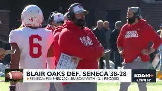 Seneca falls to Blair Oaks 38-28 in state championship