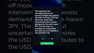 Japanese Yen gains ground against USD ahead of US NFP! #ForexNews #YenStrength #USDJPY #NFPPreview
