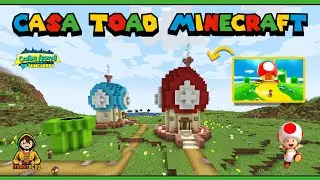 Toad House Super Mario in Minecraft 🍄🏠 Mushroom House Toad Minecraft - Super Mario in Minecraft 🏠🍄