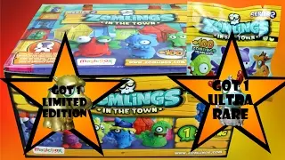 Zomlings In The Town Series 2 Full Box Opening Of 50 Got 1 Ultra Rare And 1 Gold LIMITED EDITION