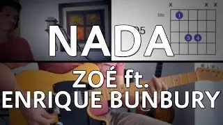 Nada Zo&eacute; ft. Enrique Bunbury Tutorial Cover - Acordes [Mauro Martinez]