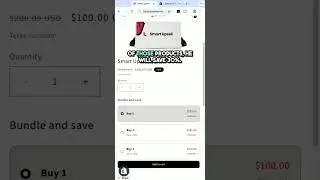 Secret Shopify Bundle Trick Most Sellers Don't Know 🤫 #shopify #shopifydropshipping