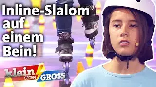 Inliner Parcours: Olympiasiegerin Anni Friesinger vs. Ramtin (12) | Klein gegen Gro&szlig;