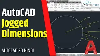 What is Jogged Dimension Command in AutoCAD | AutoCAD Dimension Tutorials