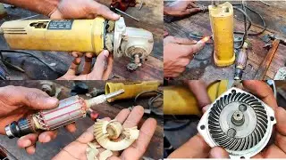 How to repair 801 angle grinder machine | armature fan problem | DW801 angle grinder repair #repair