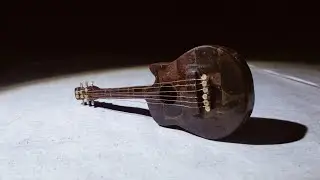 How to Make a Miniature Guitar from a Coconut Shell - DIY Tutorial