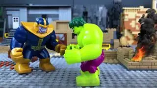 Lego Stop Motion EPIC Marvel Battle Hulk VS Thanos.