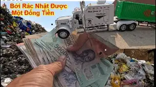 Bới r&aacute;c ch&uacute; nhặt được một đống tiền v&agrave; một chiếc container  của mĩ chưa thấy lăn b&aacute;nh tại Việt Nam