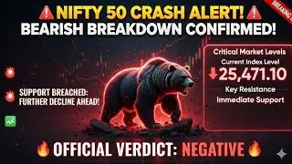 😱 Nifty Crash Alert! 25660 Tutega Toh Kya Hoga?