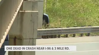 1 dead in crash near I-96 & 3 Mile Road