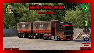 JOGANDO ETS 2 - MAPA ROTAS  - ✨NATAL✨ - USANDO PLUGIN SNOWYMOON - VERSÃO 1.57