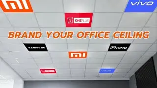 Brand Your Office Ceiling. Print Your Logo on a Light Panel.