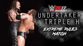 EXTREME RULES - WWE 2K17 Undertaker '00 vs Triple H '01 | Extreme Rules Match