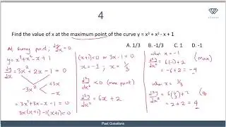 6 JAMB Mathematics Past Questions on Applications of Differentiation