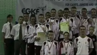 Dynamic Karate Team 8th EGKF Eur&oacute;pa Bajnoks&aacute;g Bukarest 2012