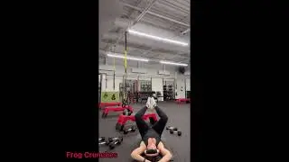 Frog crunches