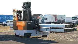 MAXX 50 multi-directional sideloader in outdoor use | HUBTEX