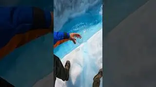 When you bring a friend to try glacier water on tour with @alpineairalaska & Morgan Lauren 🧊😍