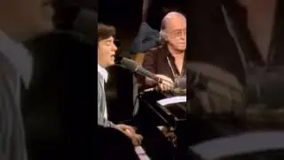 Vinicius de Moraes (vocals) and Antonio Carlos Jobim, piano (Tom Jobim) performing 