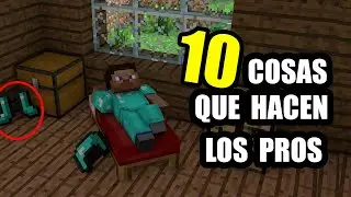 👉10 COSAS QUE Hace UN PRO en MINECRAFT 😎 | EmziGamer