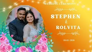 LIVE | WEDDING CEREMONY OF STEPHEN & ROLVITA | AT Immaculate Conception Church, Kinnigoli