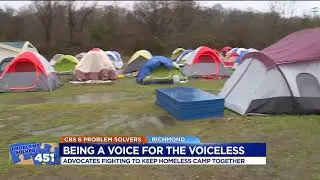 Advocates battle to keep homeless camp in Richmond: &lsquo;Let&rsquo;s all come together&rsquo;