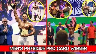 Men's physique pro card winner | GIJO JOHN ,   ANIK GHOSH | IHFF SHERU CLASSIC 2023 |#procard