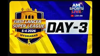 🛑: LIVE NOW 🛑:🏆 DAY 3 :  FIRST LANCER SUPER LEAGUE S-4 || HAYDRABAD