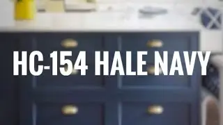 Beautiful Navy Blue Paint Color | Benjamin Moore Hale Navy