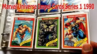 Marvel Universe Cards Series I 1990 Impel Set Flip Through with Holograms #cards #cardcollector