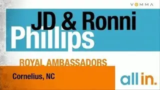 Star Ambassadors JD and Ronni Phillips   Vemma All In 2014