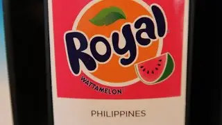 American Tries Royal Watermelon Soda Pop From Philippines Review Taste Test
