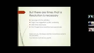 ECICA Spring 2021 - Ordinances, Resolutions, Public Hearings when to do What Presentation