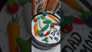 Fondant vegetables #cake #shorts #trending #cakelovers #cakedesign #simplyt3 #foodie #food #love
