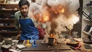 Mobile battery blast